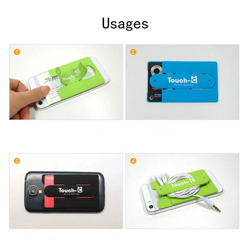 1000 шт./лот универсальная клейкая наклейка задняя крышка Красочный держатель