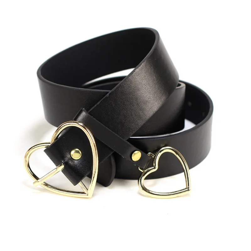 Женский ремень унисекс с металлическим кольцом дизайнерский в стиле панк