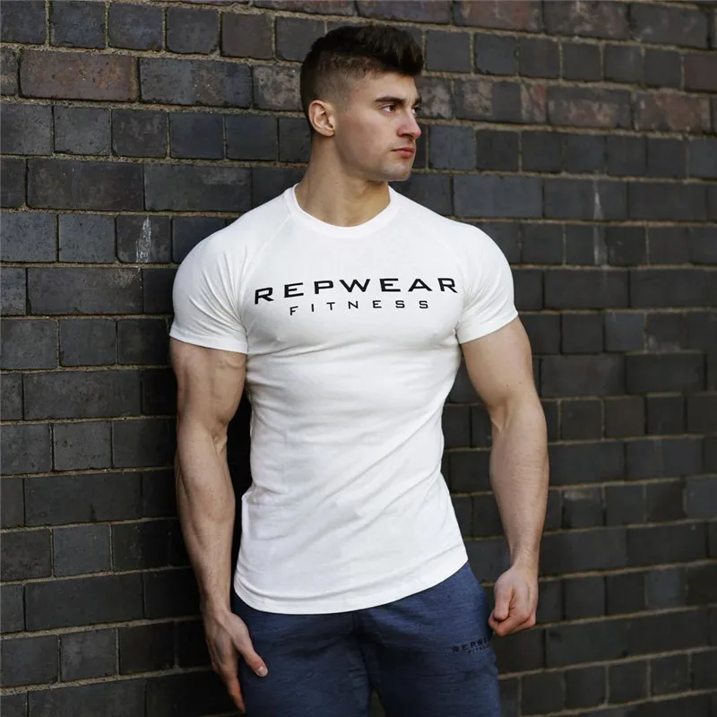 Nutaka 2018 новый бренд одежды тренажерные залы Tight футболка мужские фитнес Homme