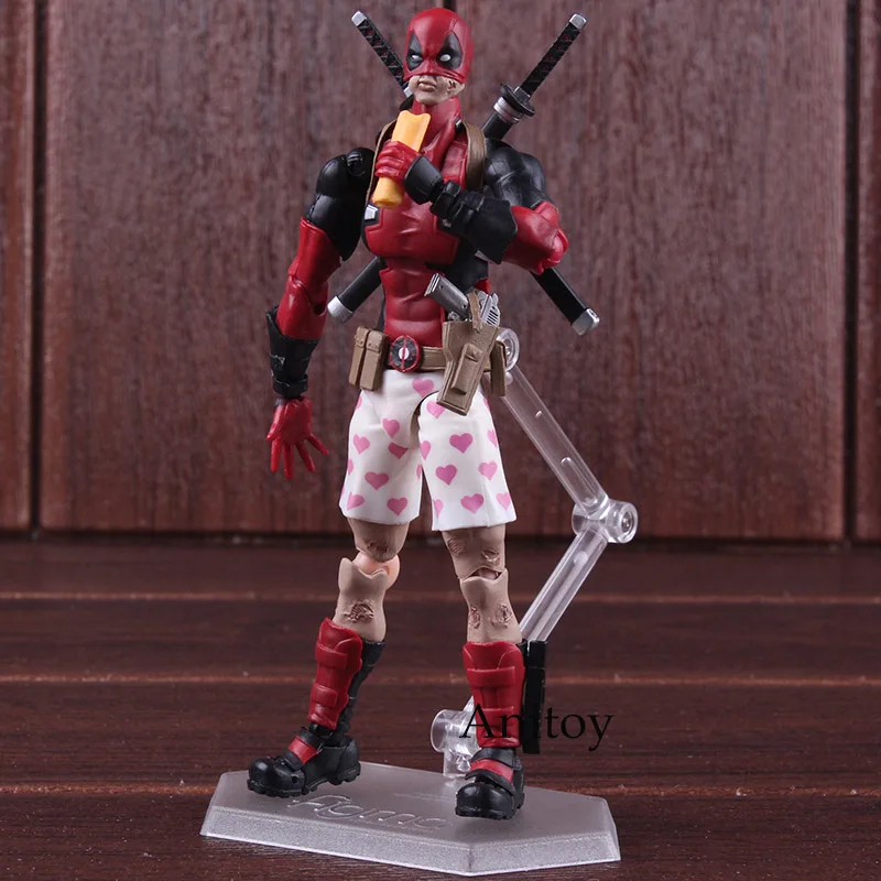Figma Дэдпул фигурка экс-042 DX Ver. Figma фигурка ПВХ Коллекционная модель игрушки 14,5 см KT4792