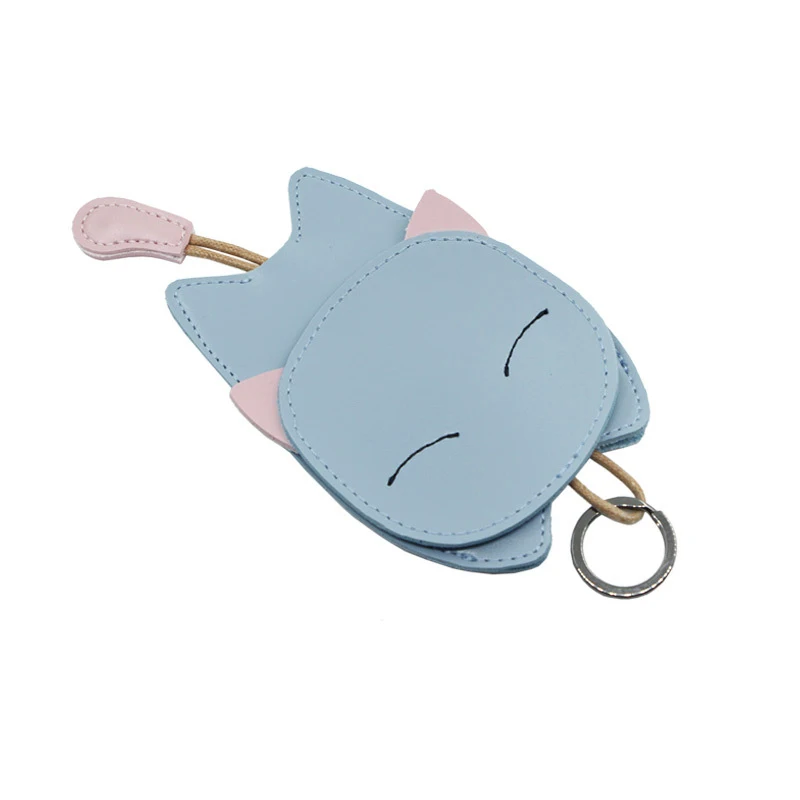 Женский милый чехол для ключей кожаный держатель модный многофункциональный