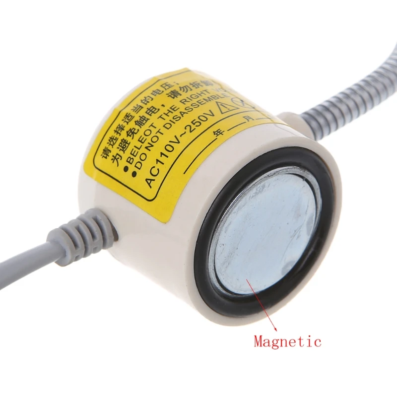 

110-250V 30 LED Sewing Machine Light Working Gooseneck Lamp with Magnetic Base