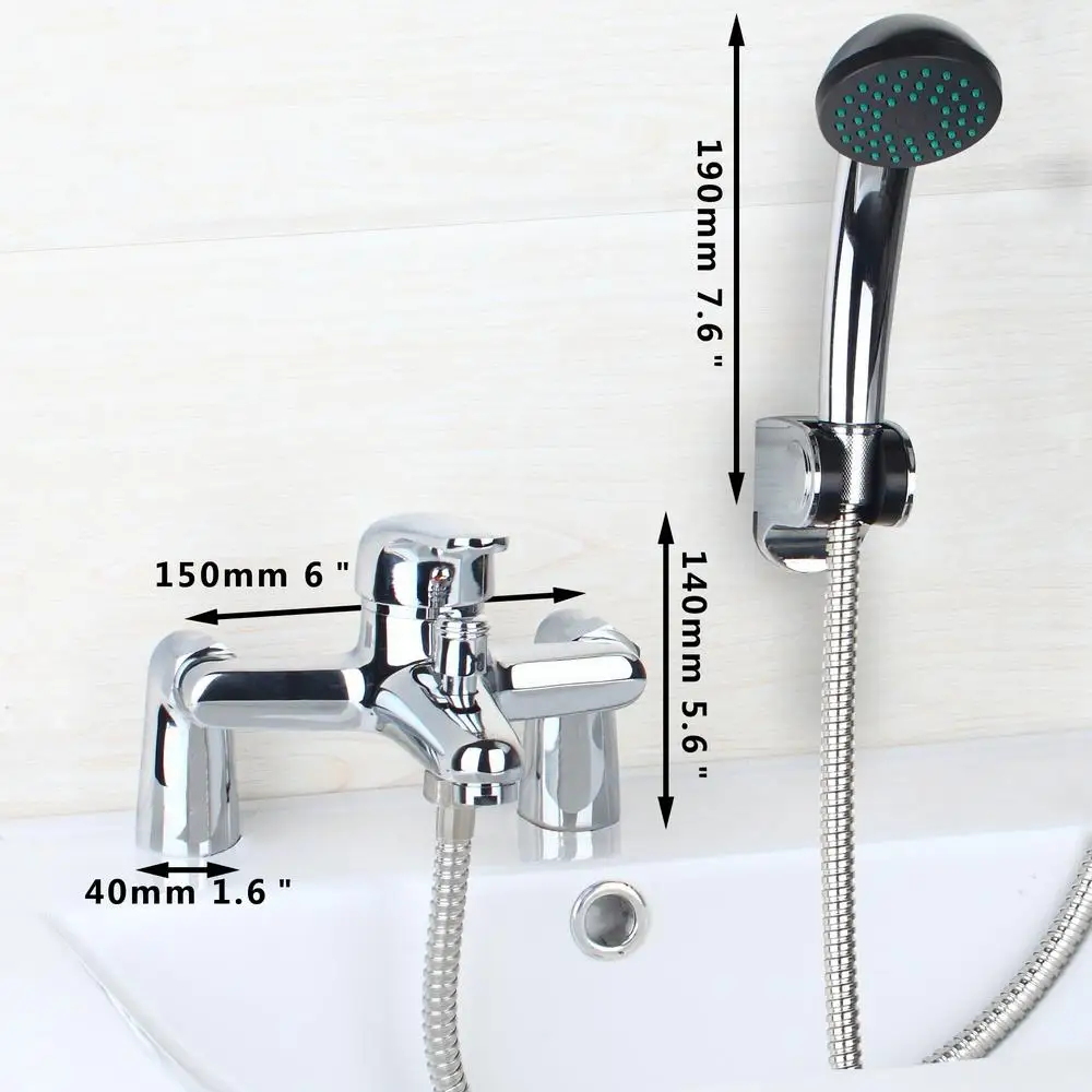 Современный Смеситель для ванны KEMAIDI кран устанавливаемый на бортике|faucet set|bathtub