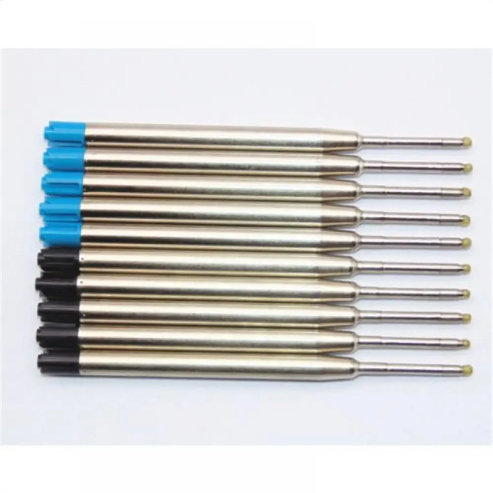 10 шт./компл. тонкая шариковая ручка сменные стержни с гладкими чернилами 0 5 мм