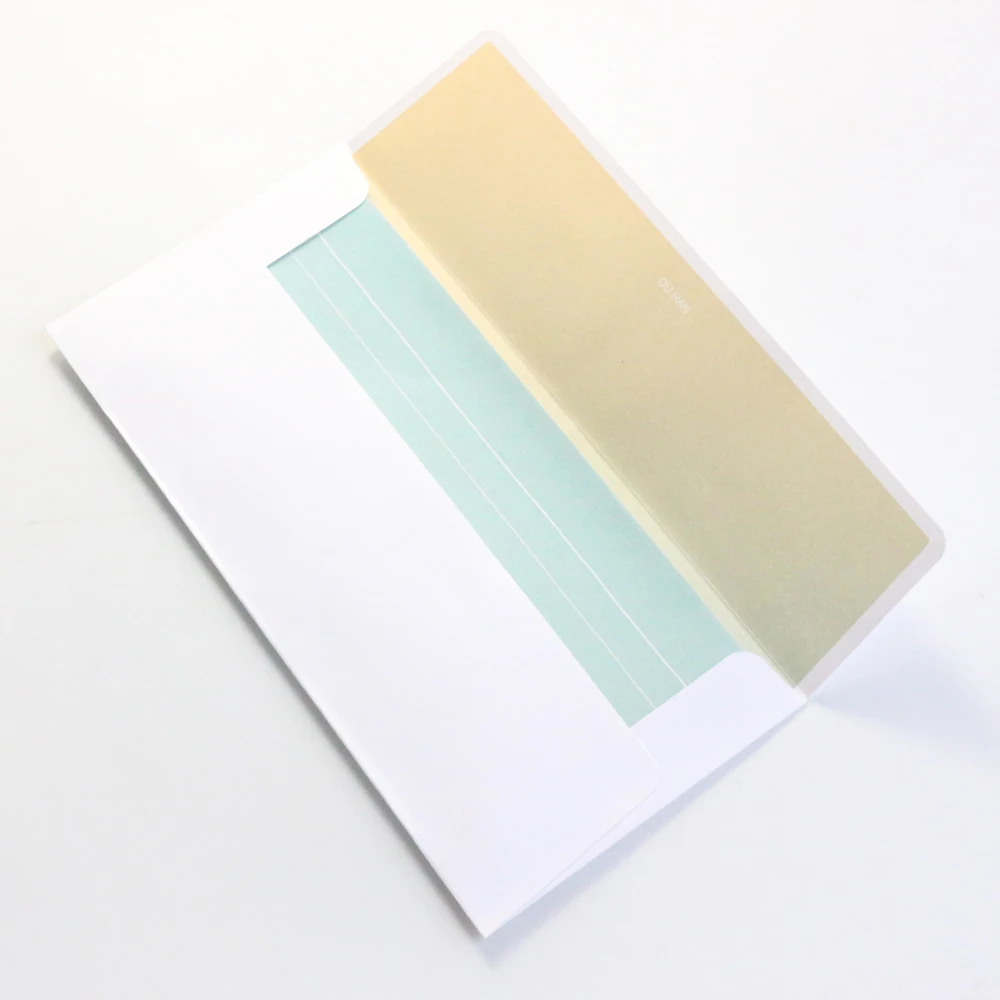 Domikee южнокорейская Радужная цветная Офис школа студент кошелек конверт и Письмо