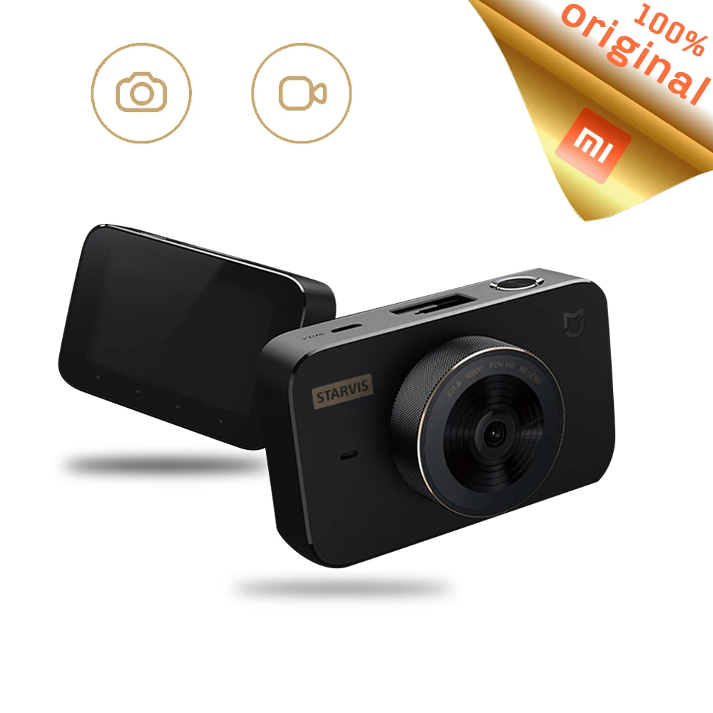Оригинальный Xiaomi Mijia Carcorder вождение автомобиля Регистраторы 3 дюймовый HD Экран F1.8