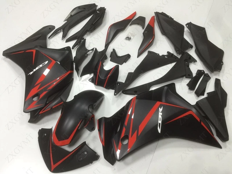 Набор для всего тела CBR250 RR 2011 - 2014 матовые черные красные Обтекатели Honda Cbr250rr