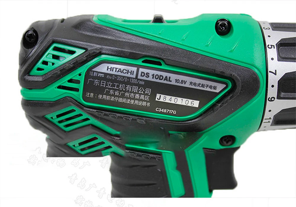 Japan Hitachi Electric Hand Drill DS10DAL Multifunction Screw Driver Electrical Tools Charging Household 10.8V 36N.m | Инструменты