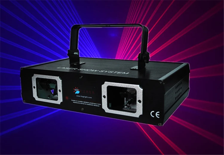 Горячая продажа двойной головкой Красный Синий луч Лазерный свет сценическое