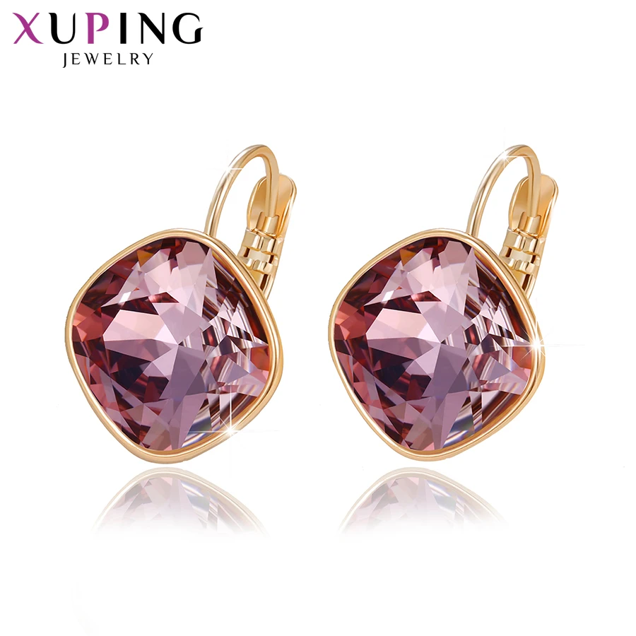 Xuping серьги-кольца ювелирные изделия Кристаллы от Swarovski вечерние темперамент День матери подарок для женщин девочек M76 \ M77-20373