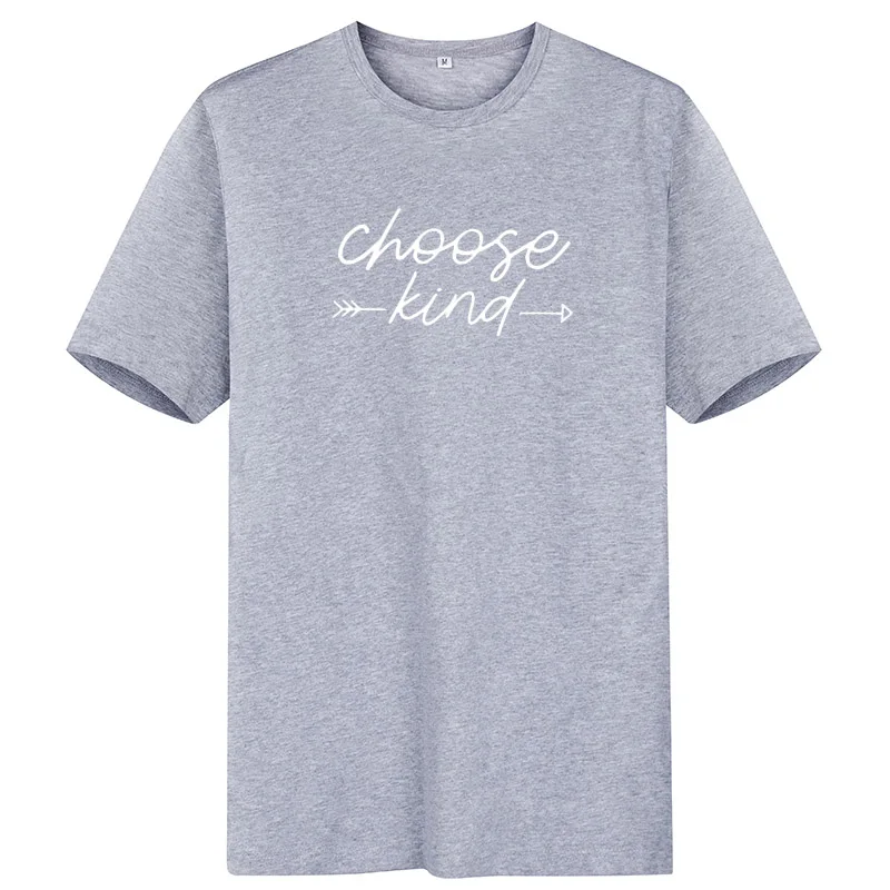 Женская футболка с коротким рукавом ONSEME Choose Kind летняя забавная модная свободные
