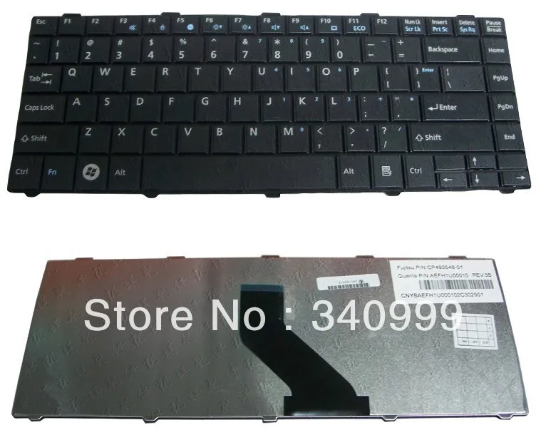 Бесплатная доставка новая клавиатура для FUJITSU LH530 LH520 английская черная