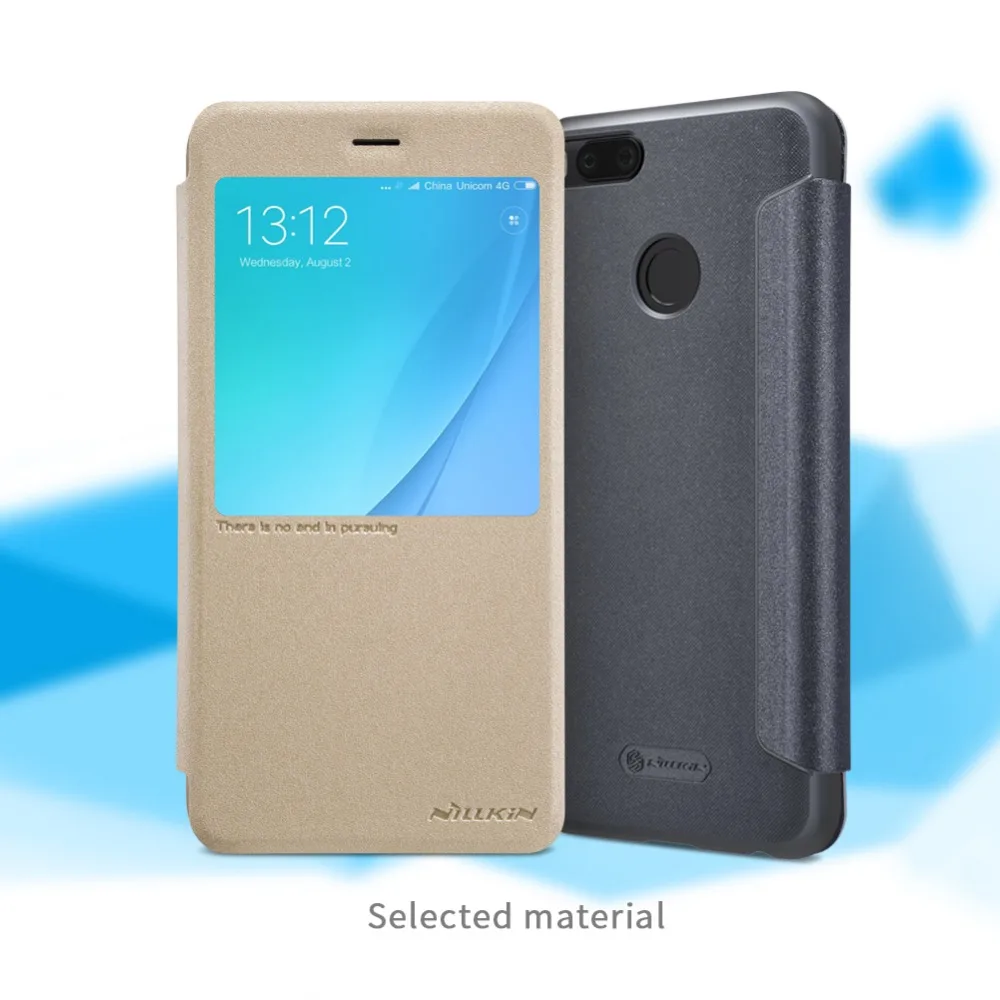 NILLKIN Флип PU + PC кожаный жесткий чехол для Xiaomi mi A1 телефон сумка 5X смарт просмотра