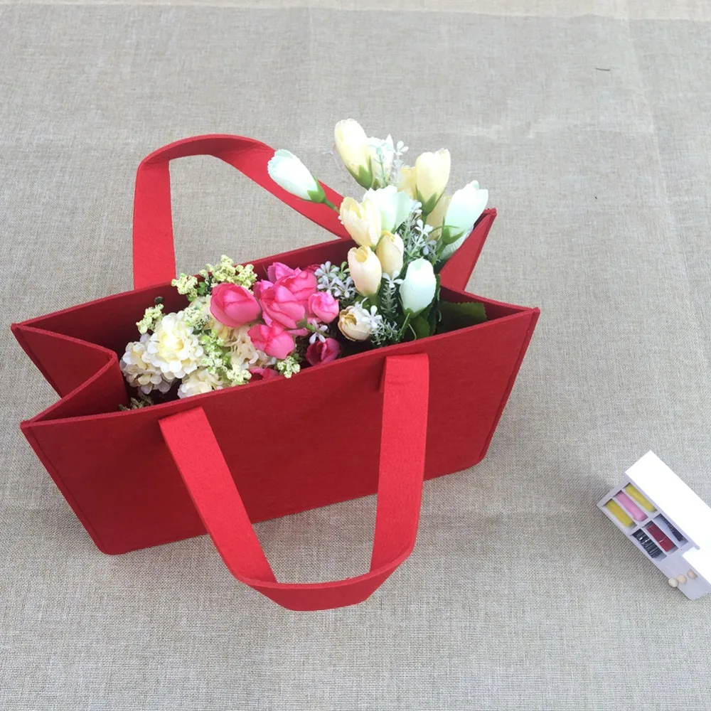 2018 войлочная сумка для покупок эко многоразовая складная на плечо тоут