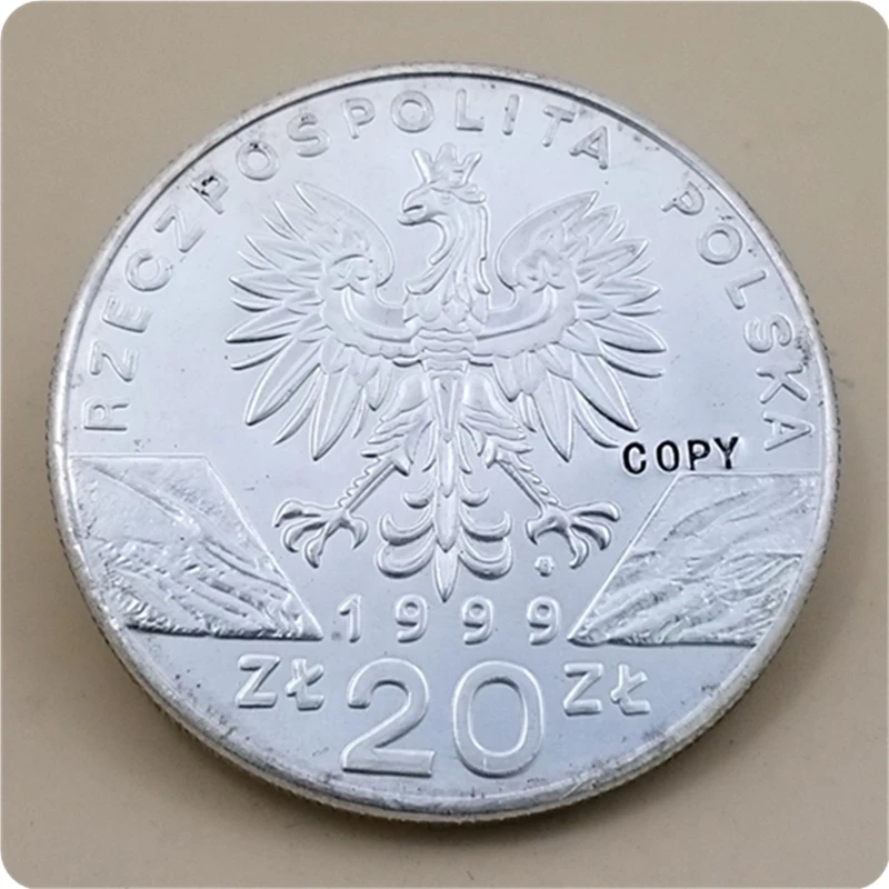 1998 2000 Польша 20 zl копия монеты с животными мира|Безвалютные монеты| |