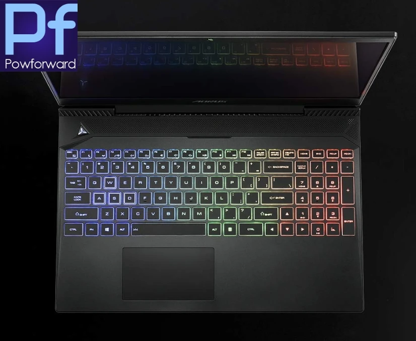 Силиконовый чехол для клавиатуры ноутбука Gigabyte AORUS 5 (Intel 9th Gen) защитный игровой 15 6