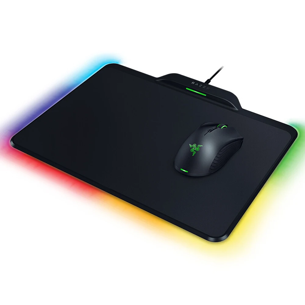 Razer Mamba Hyperflux Беспроводная игровая мышь 16000 dpi 5G Оптический сенсор 450 ips+ Firefly Hyperflux коврик для мыши Беспроводная мощность