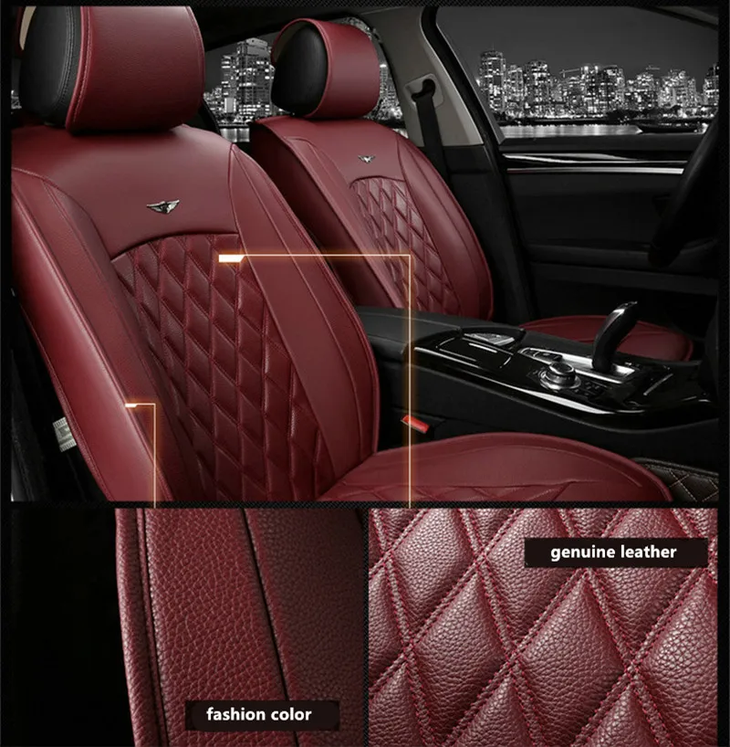 Кожаный чехол для сидения автомобиля для Citroen c4 c5 c3 triumph Chevrolet Cruze Captiva aveo Защитные чехлы для сидений, сшитые специально для Opel astra j astra h astra g Insignia astra