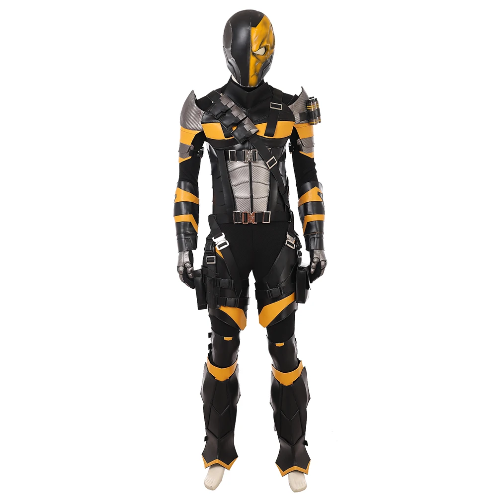 Новый DC супер злодей Deathstroke косплей костюм для мужчин полный набор Слэйд Джозеф