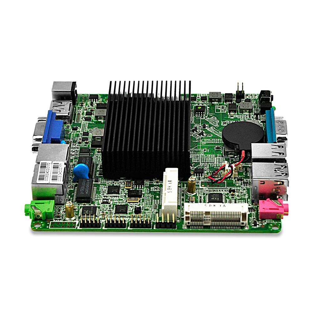 Безвентиляторная nano-itx плата Q1800G2-P J1800 двухъядерный двойной Lan 4* COM DC 12 В VGA двойной дисплей DC 12*12 см Win 7 Win 10 Linux WOL PXE