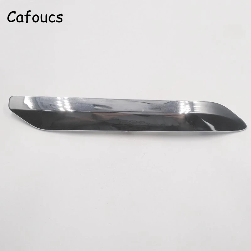 Cafoucs Автомобильный задний бампер хромированная крышка для Citroen C5 2008- хромированная Декоративная полоса отделка