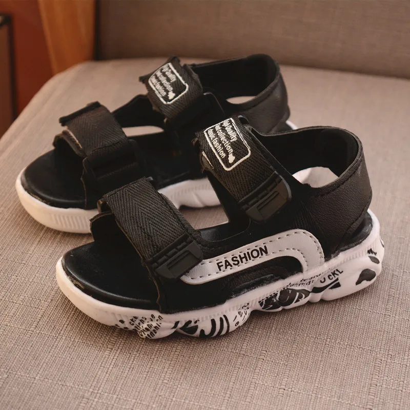 2019 Новый стиль Модные детские сандалии для девочек детей от 1 до 3 лет Маленьких