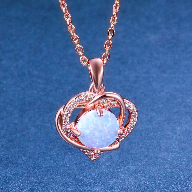 Роскошные женские большие круглые ожерелья с подвесками в виде сердца свадебные