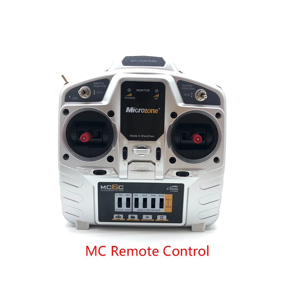 Высокая мощность DC модуль привода двигателя + MC6C 2 4G RC контроллер для бака/Panzer