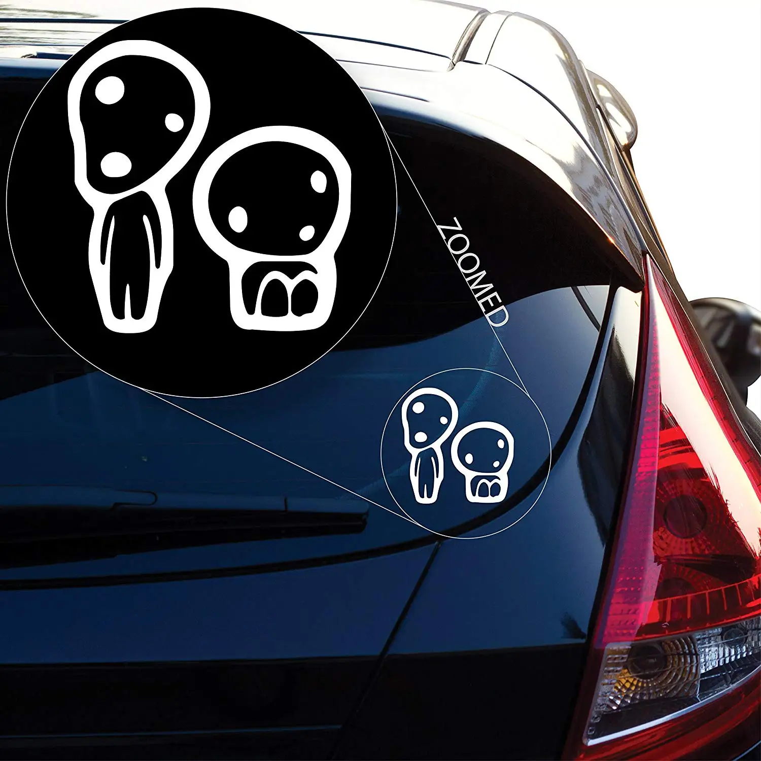 

Princess Mononoke Tree Spirits Decal Sticker for Car Window, Laptop and More. # 509 (4" X 3.8", White)
