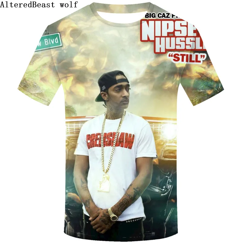 DMY642 Хип Хоп мода Nipsey Hussle 3D летние Harajuku мужские футболки с короткими рукавами Мужская Уличная одежда для мужчин - Цвет: DMY642