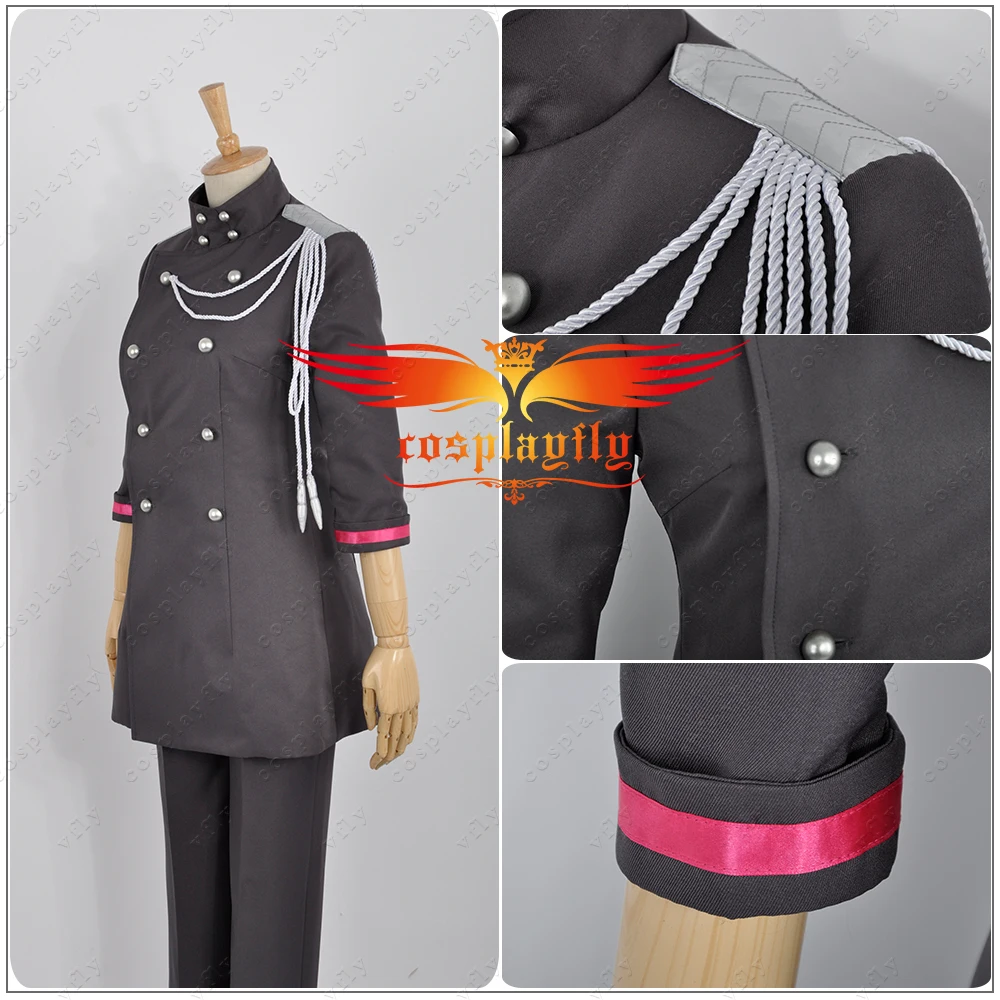 Uta no Prince-sama Mikaze AI Ментор Сияющий все звезды военный костюм для косплея фиолетового цвета жилет куртка шляпа брюки перчатки одежда