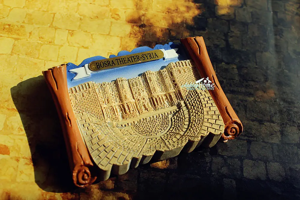 Римский кинотеатр в босре туристический сувенир из нержавеющей стали 3D магнит на