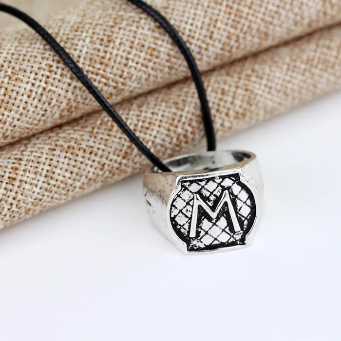 Dongsheng The Mortal Instruments город ожерелье из костей Веревка Цепь Morgenstern Herondale Lightwood семья Shadowhunter ожерелье - Окраска металла: M