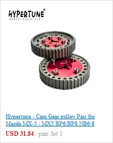 Hypertune-(одна пара) Регулируемый кулачковый шкив cam Gears Kit для Suzuki Swift GTI G13B(синий, красный, фиолетовый, черный) HT6543