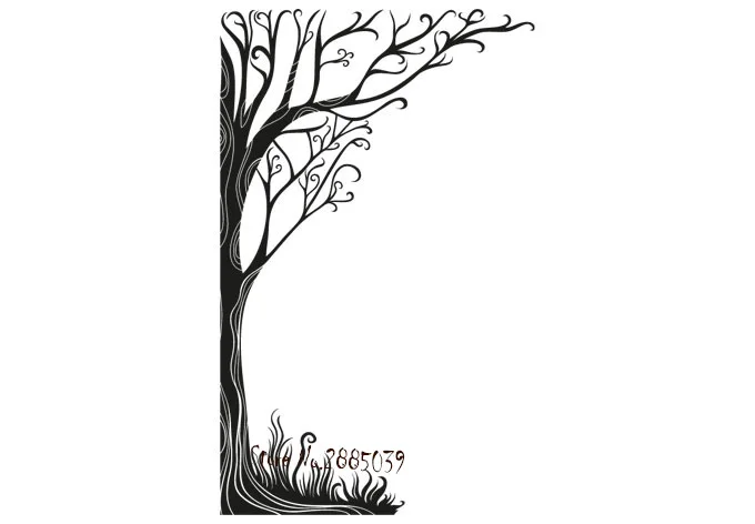 Лидер продаж 2017 наклейки на стену веревочное дерево домашний декор гостиная