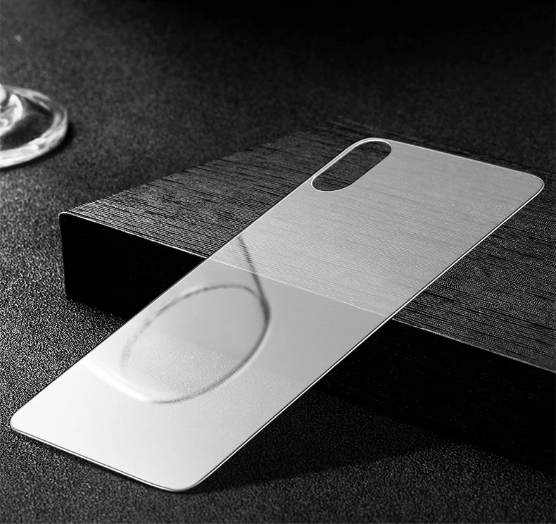 CAFELE Оригинальная защитная накладка для задней панели телефона пленка для iPhone X 10 Ультра тонкая HD Прозрачная Задняя стеклянная Защитная пленка для iPhone X 10