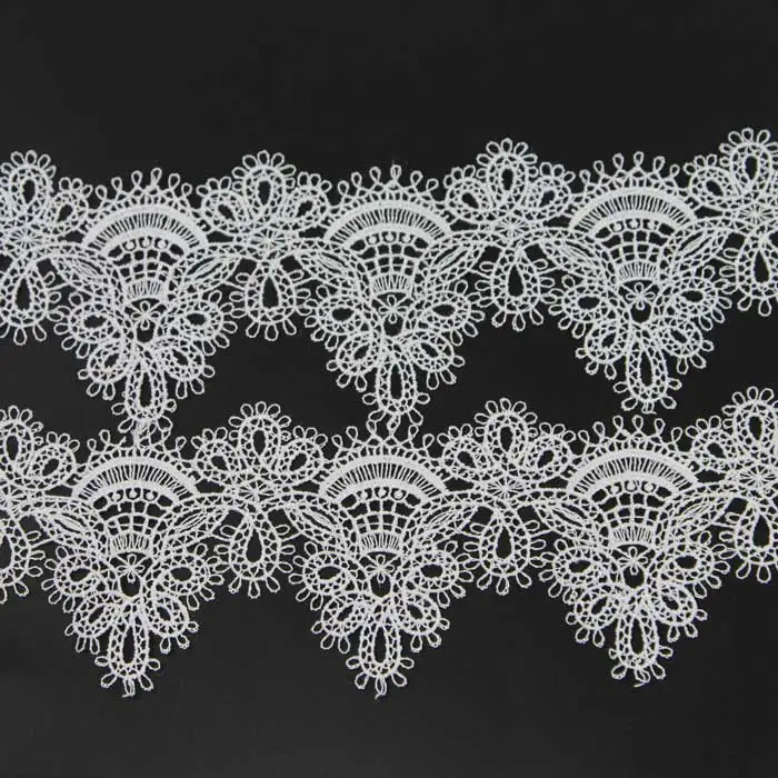 2 ярдов белая кружевная отделка мягкая Венеция Кружева свадьба сделай сам шитье