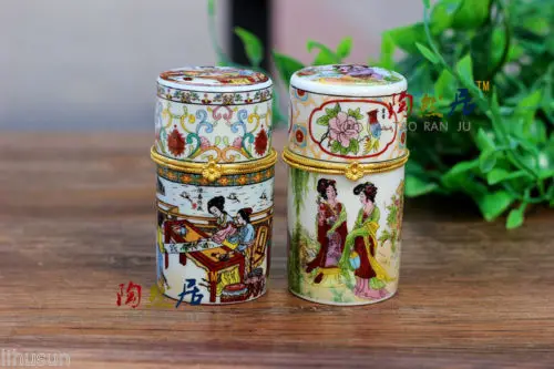 Оптовая продажа 4 шт китайский класс красоты фарфоровые Ювелирные