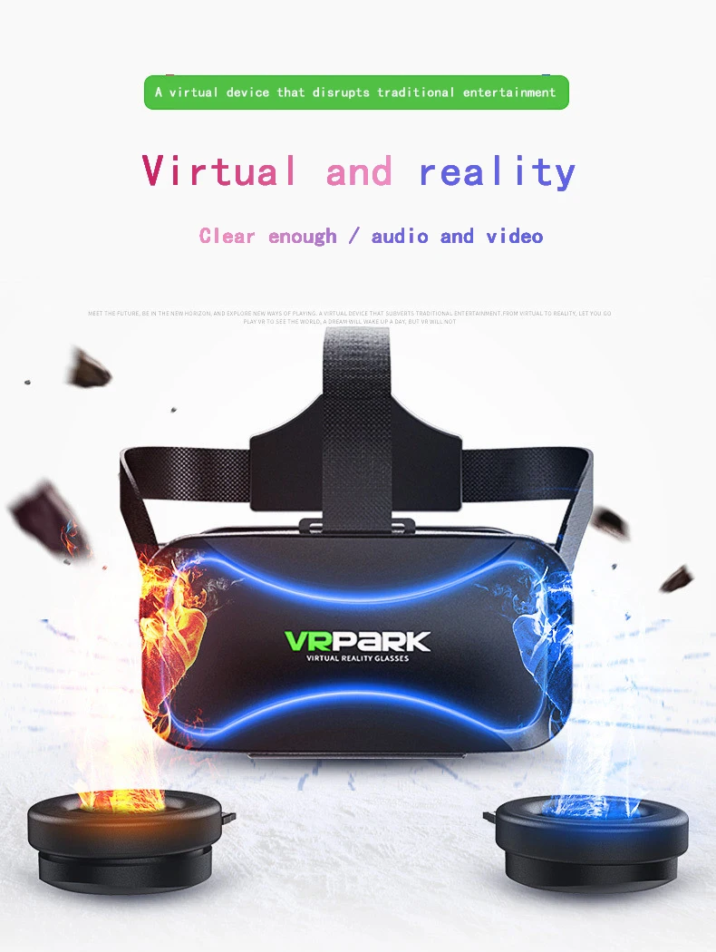 Очки дополненной реальности 3D смартфон AR мобильный ящик гарнитура виртуальной реальности VR шлем фильм AR видео игра с пультом дистанционного управления
