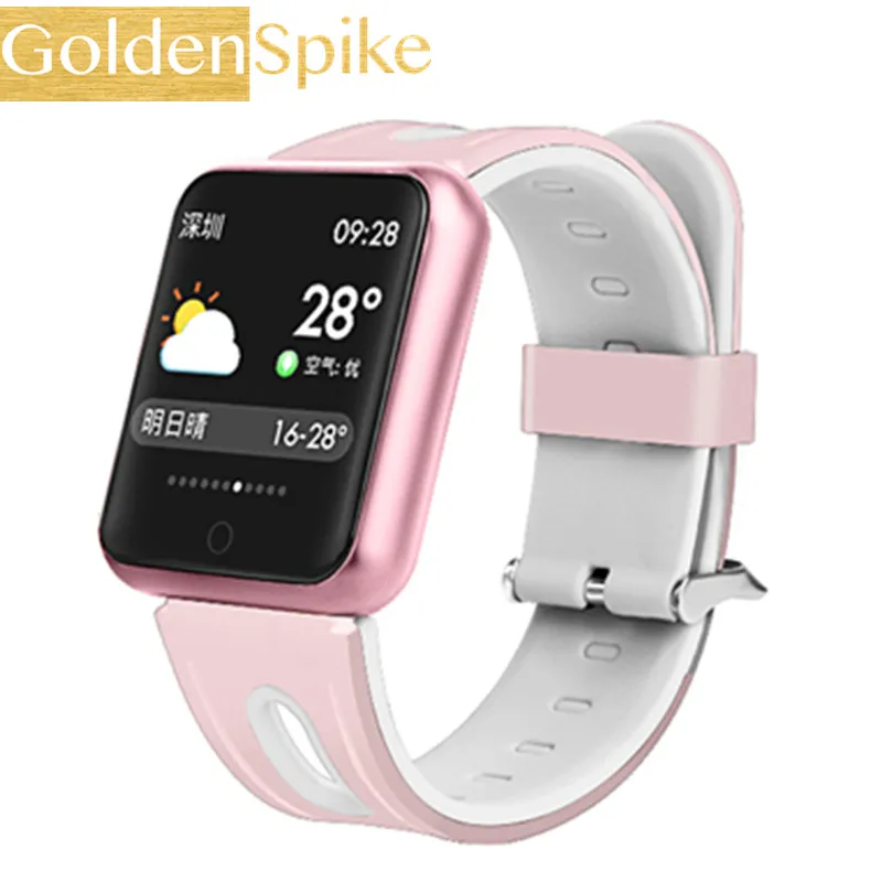 Мужские и женские IP68 Водонепроницаемые Смарт часы P68 Bluetooth для Apple IPhone xiaomi LG