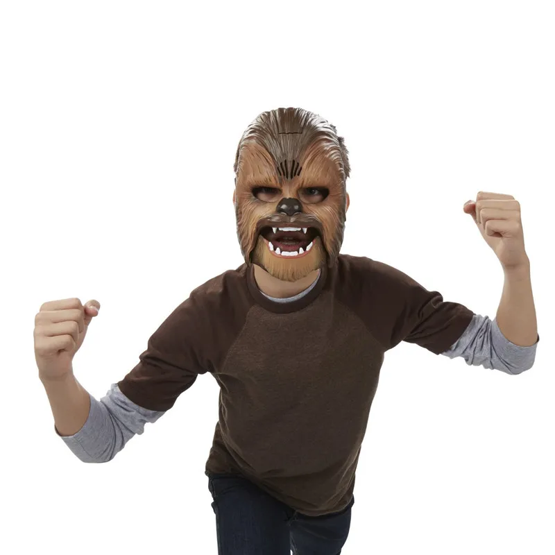 Электронные светящиеся Звездные войны The Force Awakens Chewbacca маска Вечерние и Хэллоуин карнавальные маски с голосом