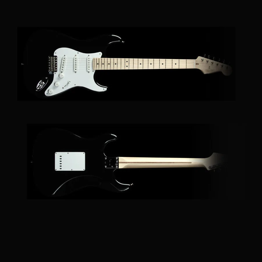 Eric Clapton Blackie электрогитара больше SSS клен шеи гриф твердой древесины музыкальный