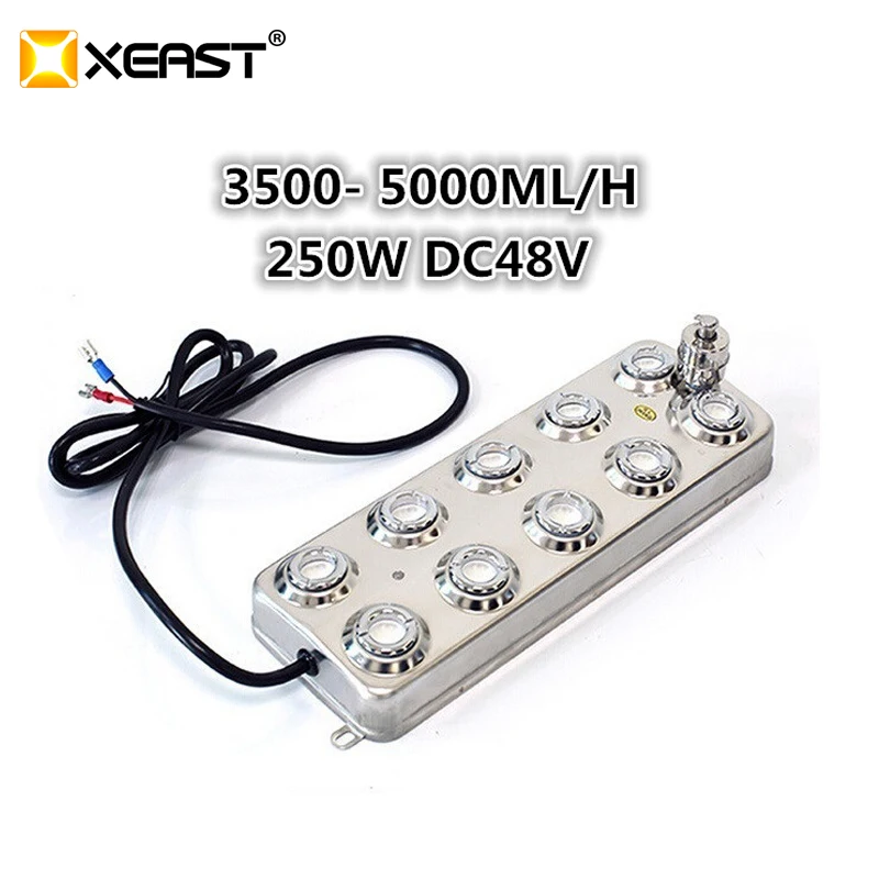 

XEAST 3500- 5000 мл/ч UMM-10 10 головок, ультразвуковой генератор тумана, увлажнитель, распылитель тумана для лица, промышленный аэромист, Гидропоника