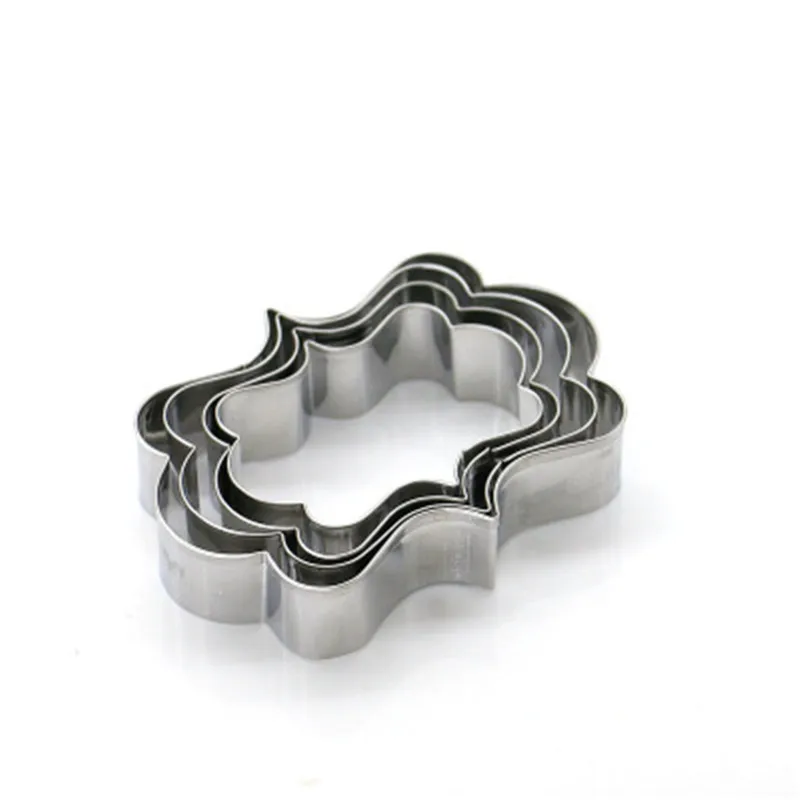 4 шт. нержавеющая сталь рамка для благословения резаки печенья набор резак Форма