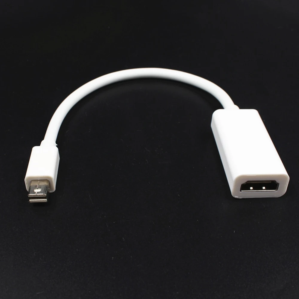Mini DisplayPort DP к HDTV папа HDMI Женский адаптер кабель Thunderbolt для Mac Macbook Pro Air Аудио видео