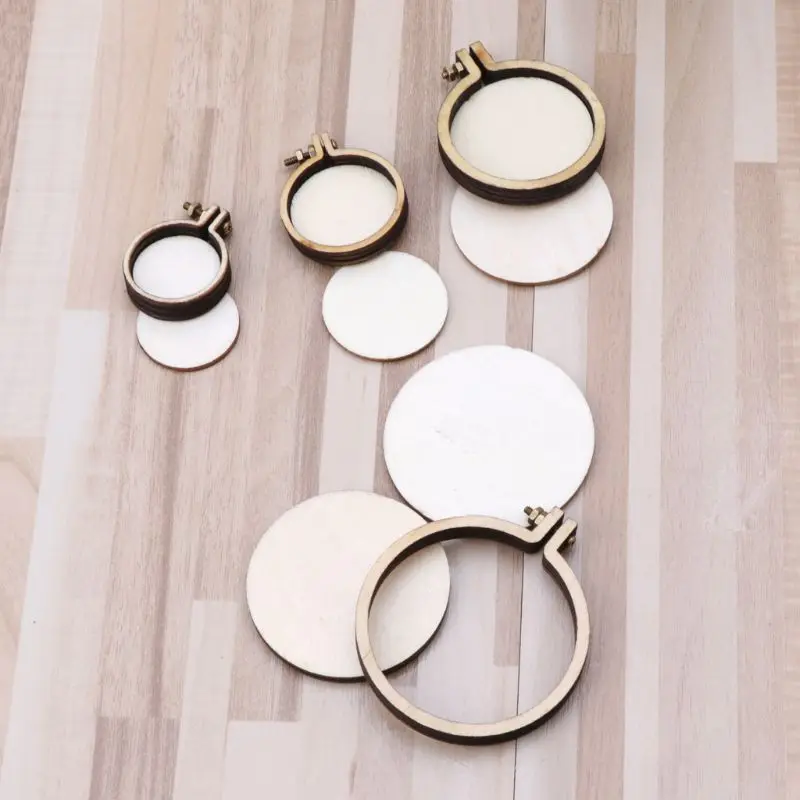 DIY ювелирные детали модное ожерелье подвеска деревянный крест обруч мини кольцо