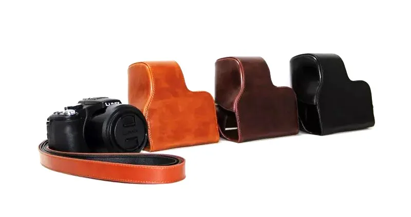 Новинка из искусственной кожи Камера сумка чехол для Canon SX50HS SX50 SX40HS SX40 Камера чехол с ремешком