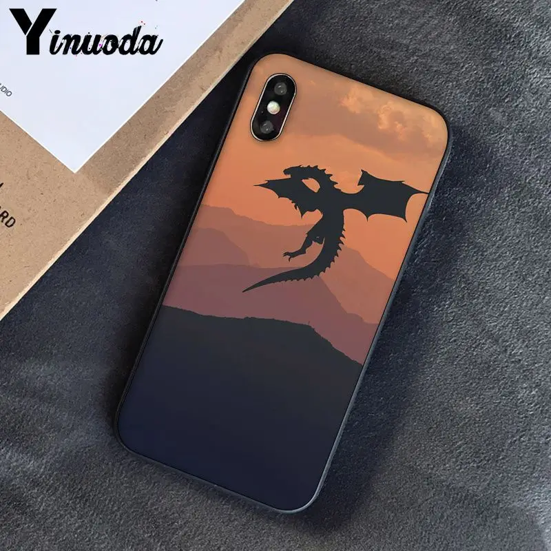 Yinuoda Игра престолов дом Старк DIY окрашенный красивый чехол для телефона для Apple iPhone 8 7 6 6S Plus X XS MAX 5 5S SE XR чехол