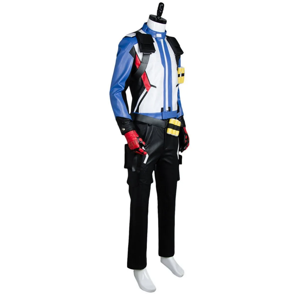 OW Soldier 76 Джек Косплей Костюм наряд жакет комплект куртка вечерние карнавальное платье для косплея полный комплект костюм