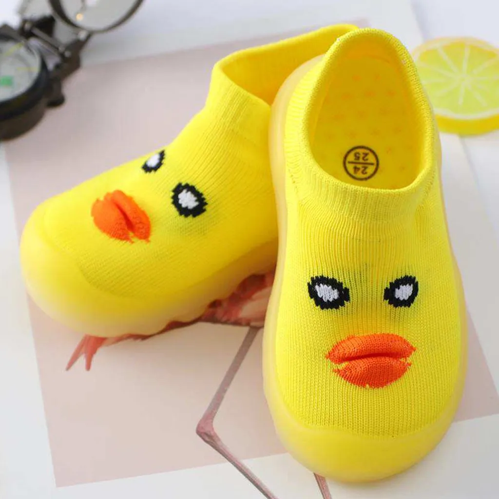 MUQGEW New Girls toddler boy shoes Cartoon Cute Toddler Infant Little Kids Knitted Breathable Shoes chaussure enfant gar on #y4 | Детская
